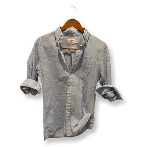 Brooks Brothers | Blue & White Striped Seersucker Shirt